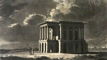 A sketch of Doric Bungalow from "A description of Ceylon" by Cordiner (1807)