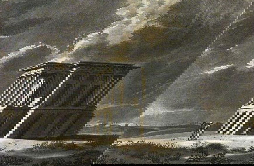 A sketch of Doric Bungalow from "A description of Ceylon" by Cordiner (1807)